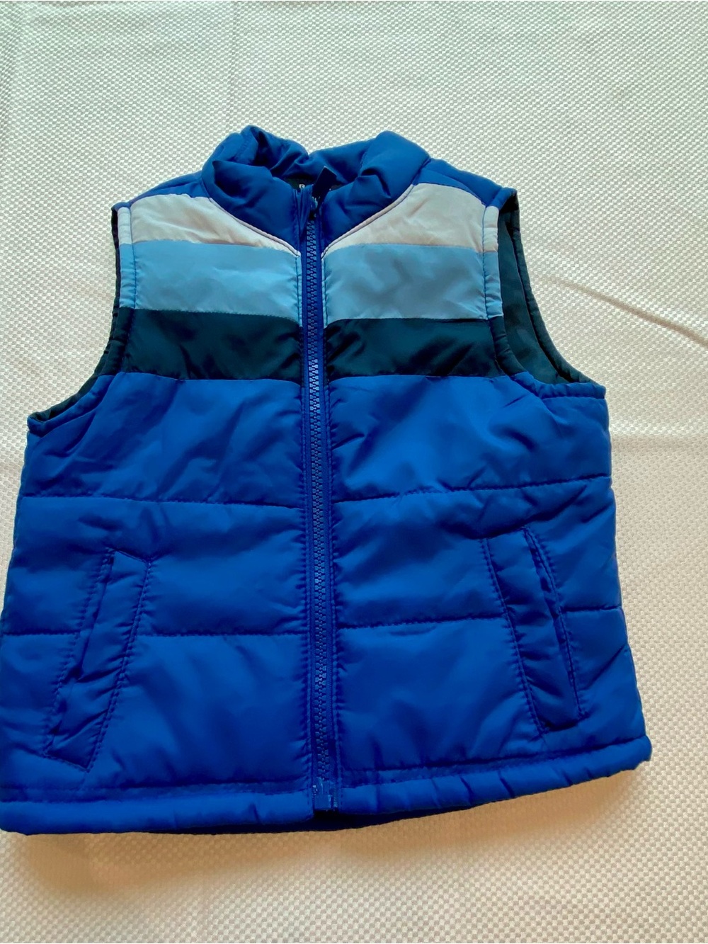 Reebok Black & Blue Puffer Vest size 18-24 months